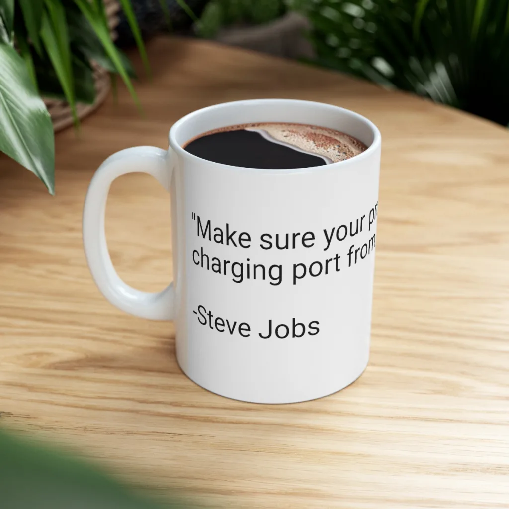 Steve Jobs Coffee Mugs
