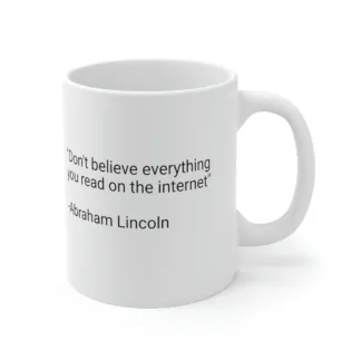 abraham lincoln mug