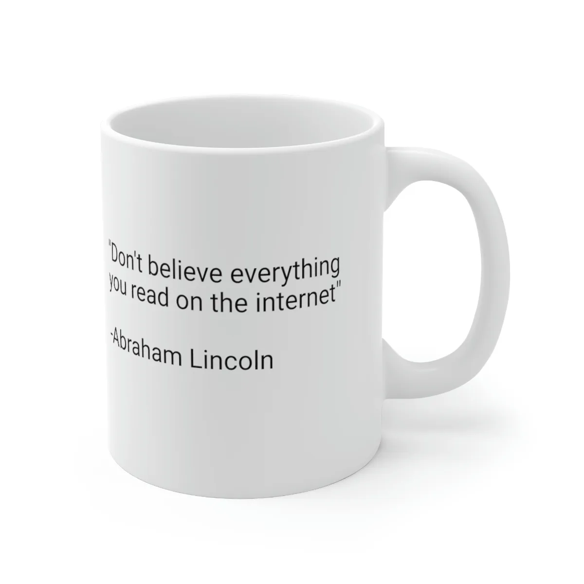 abraham lincoln mug